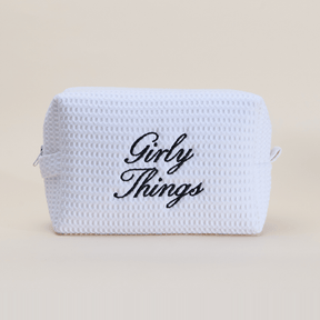 Custom Text Waffle Pouch