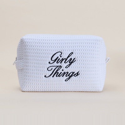 Custom Text Waffle Pouch