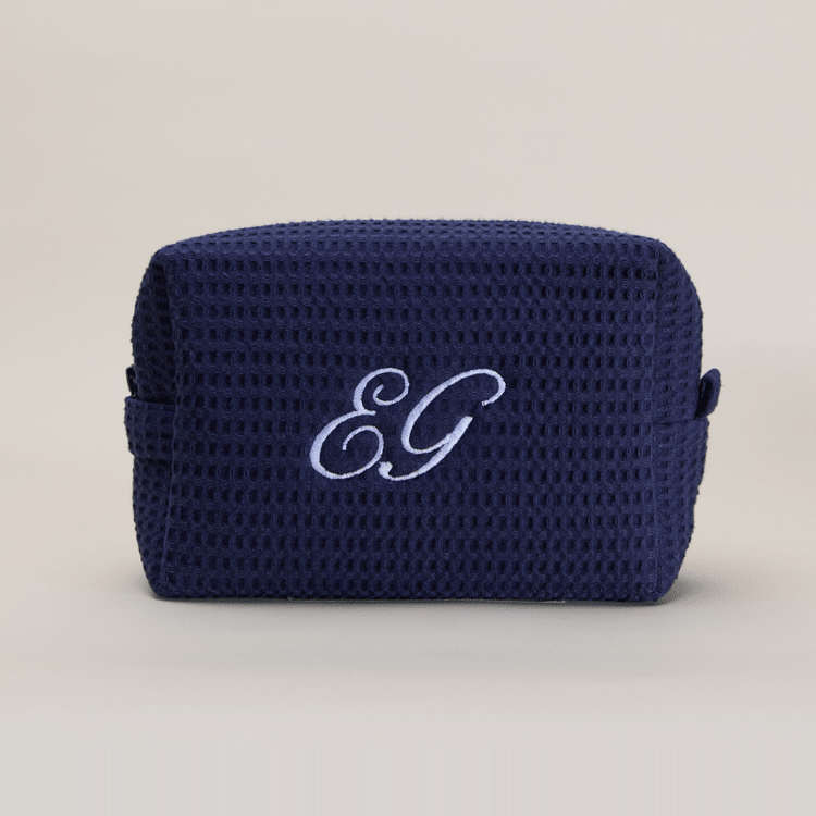 Classic Monogram Waffle Pouch