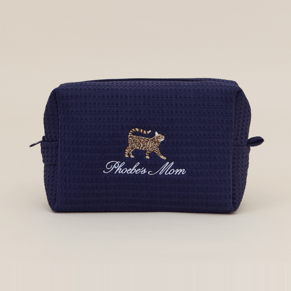 Bespoke Cat Mom Waffle Pouch