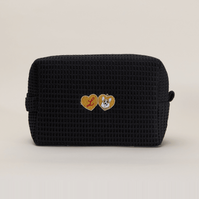Dog Locket Waffle Pouch