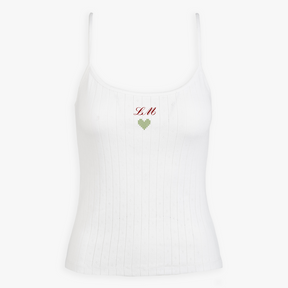 Valentine's Day Signature Pointelle Tank Top