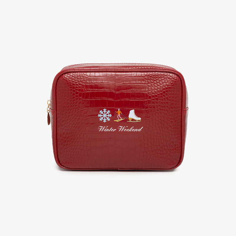 Winter Essentials Small Croc Pouch