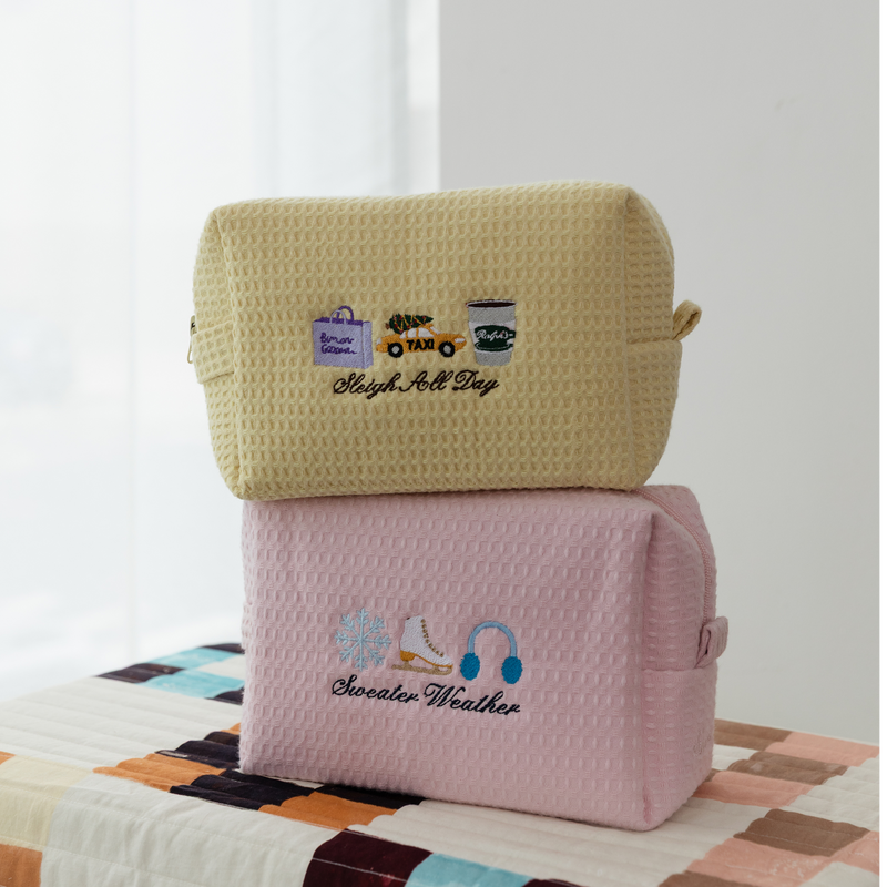 Winter Essentials Waffle Pouch