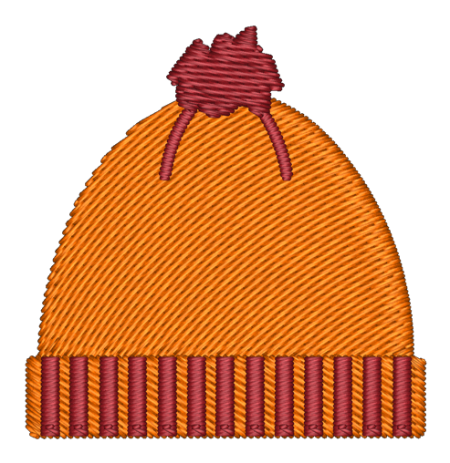 Winter Hat Embroidered Icon