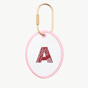 Bandana Initial Oval Charm