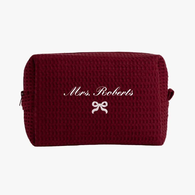 Bridal Waffle Pouch