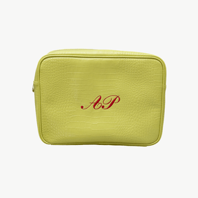 Classic Monogram Croc Pouch
