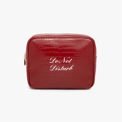 Custom Text Small Croc Pouch