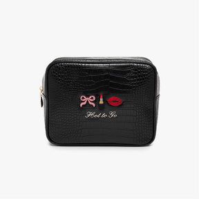 Essentials Small Croc Pouch