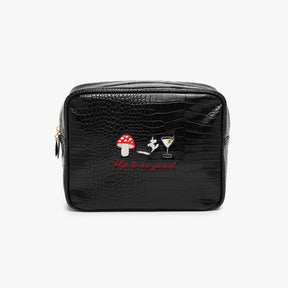 Essentials Small Croc Pouch