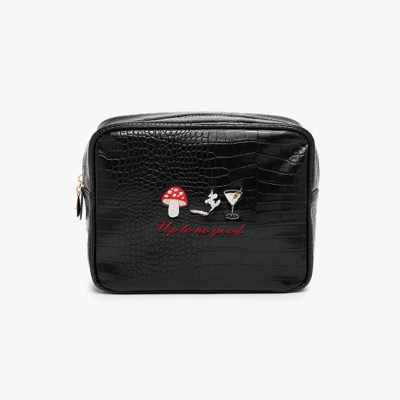 Essentials Small Croc Pouch