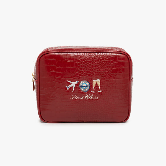 Essentials Small Croc Pouch