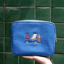 Essentials Small Croc Pouch