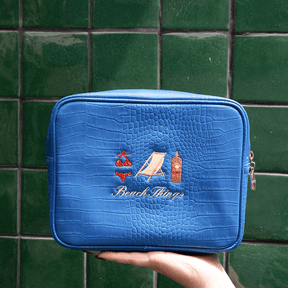 Essentials Small Croc Pouch