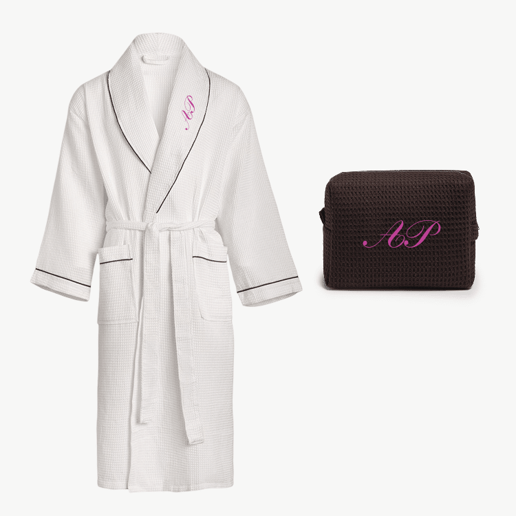 Monogram Waffle Set