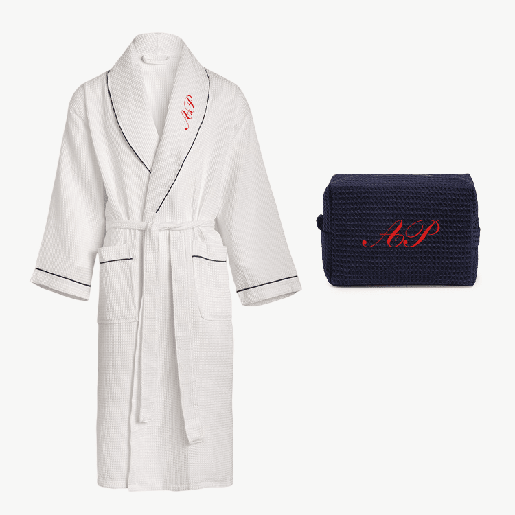 Monogram Waffle Set
