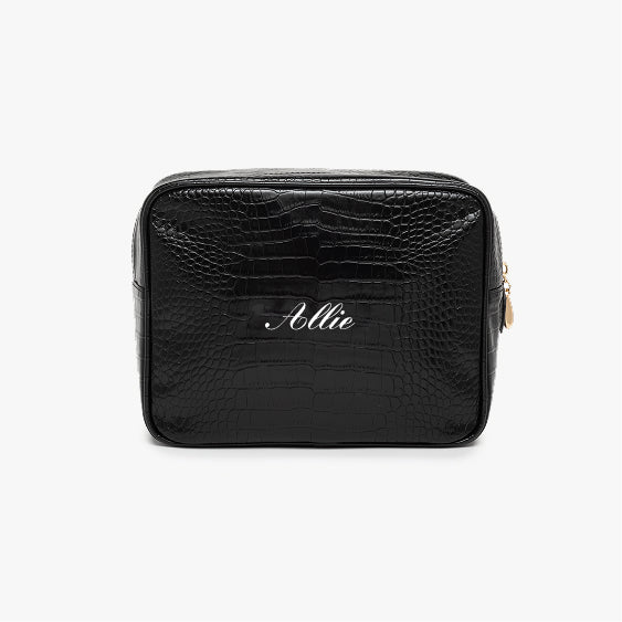 Name Small Croc Pouch