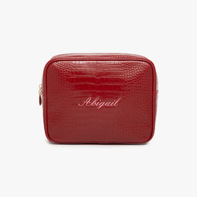Name Small Croc Pouch
