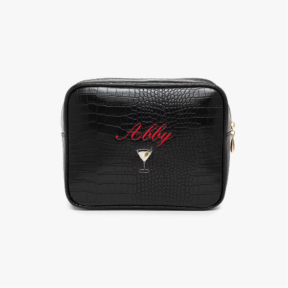 Signature Small Croc Pouch