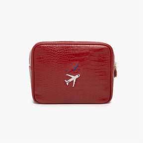 Signature Small Croc Pouch