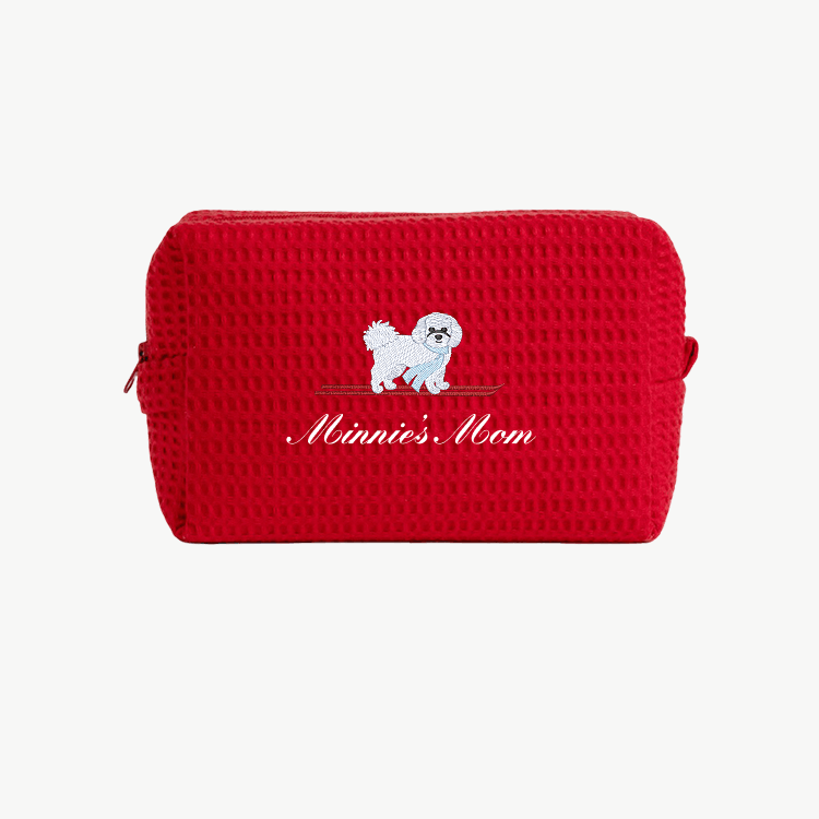 Ski Dog Waffle Pouch