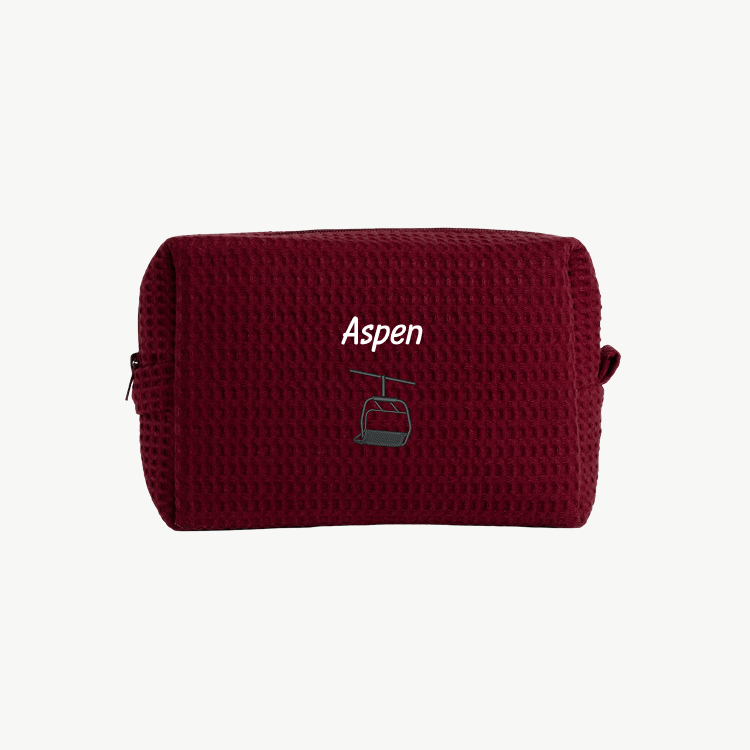 Ski Town Waffle Pouch