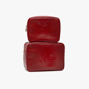 Custom Text Small Croc Pouch